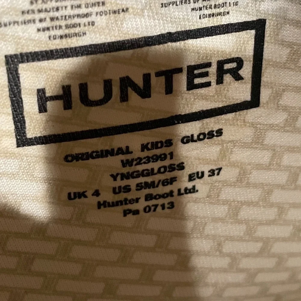 Hunter Original Kids Gloss Rain Boots